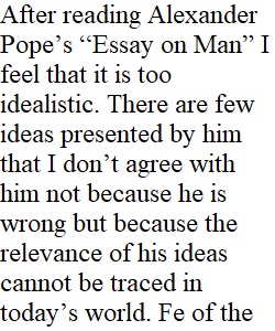 Pope Essay on Man _Human Project